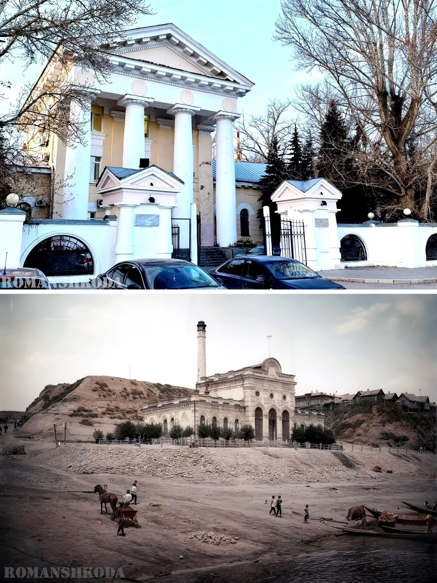 На центральной набережной Волгограда стоит небольшое здание с колоннами, которое сейчас занимает Департамент ЖКХ Администрации Волгограда! 👇…