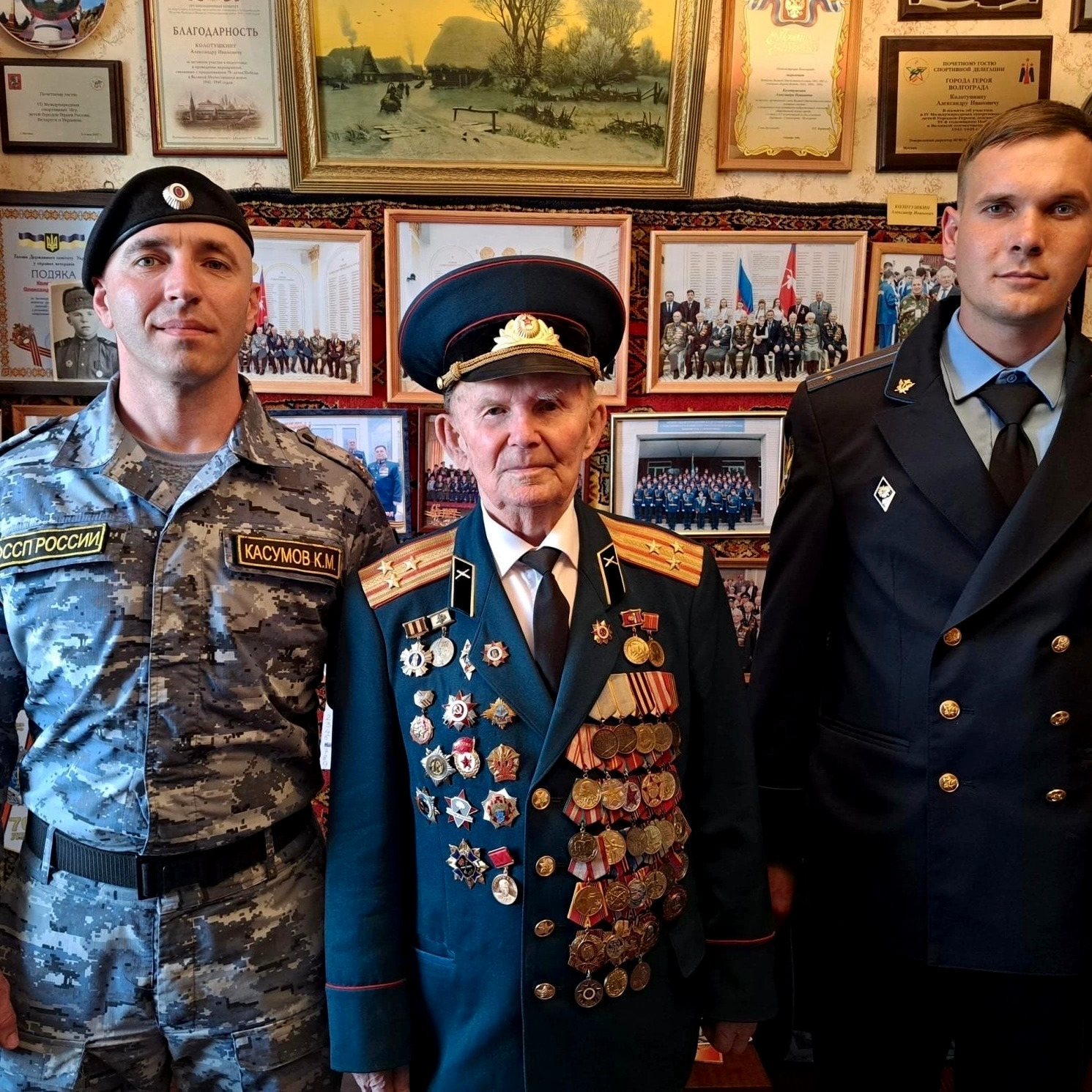 Ветеран Великой Отечественной войны из Волгограда Александр Иванович Колотушкин празднует 99-летие! 🎂