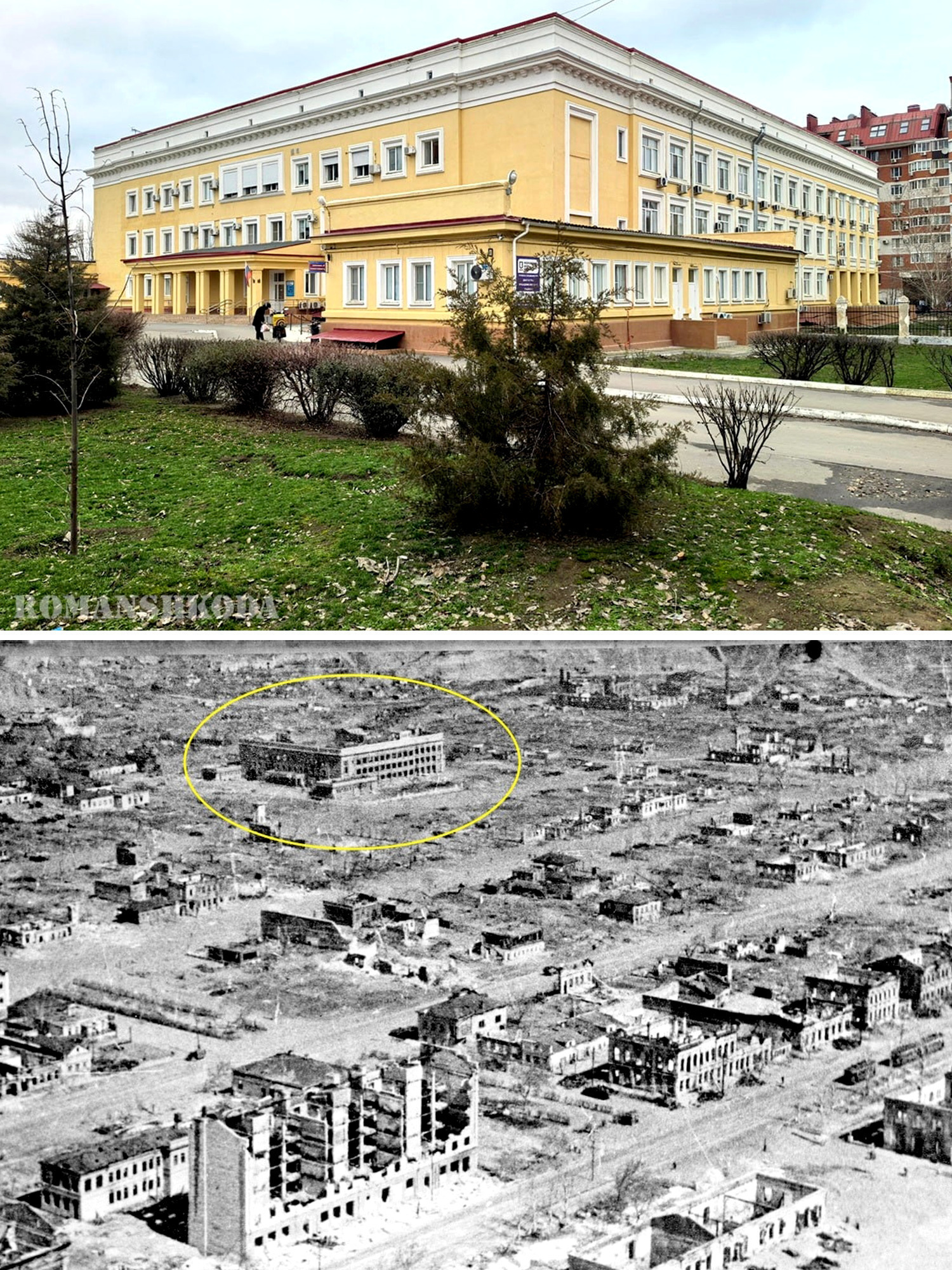 Одно из интереснейших и хорошо сохранившихся зданий довоенного Сталинграда — здание больницы водников, выстроенное по проекту московского ар…