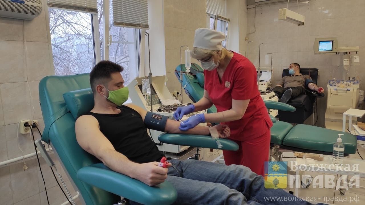В Волгоградской области заготовили и переработали 24 тысячи литров крови