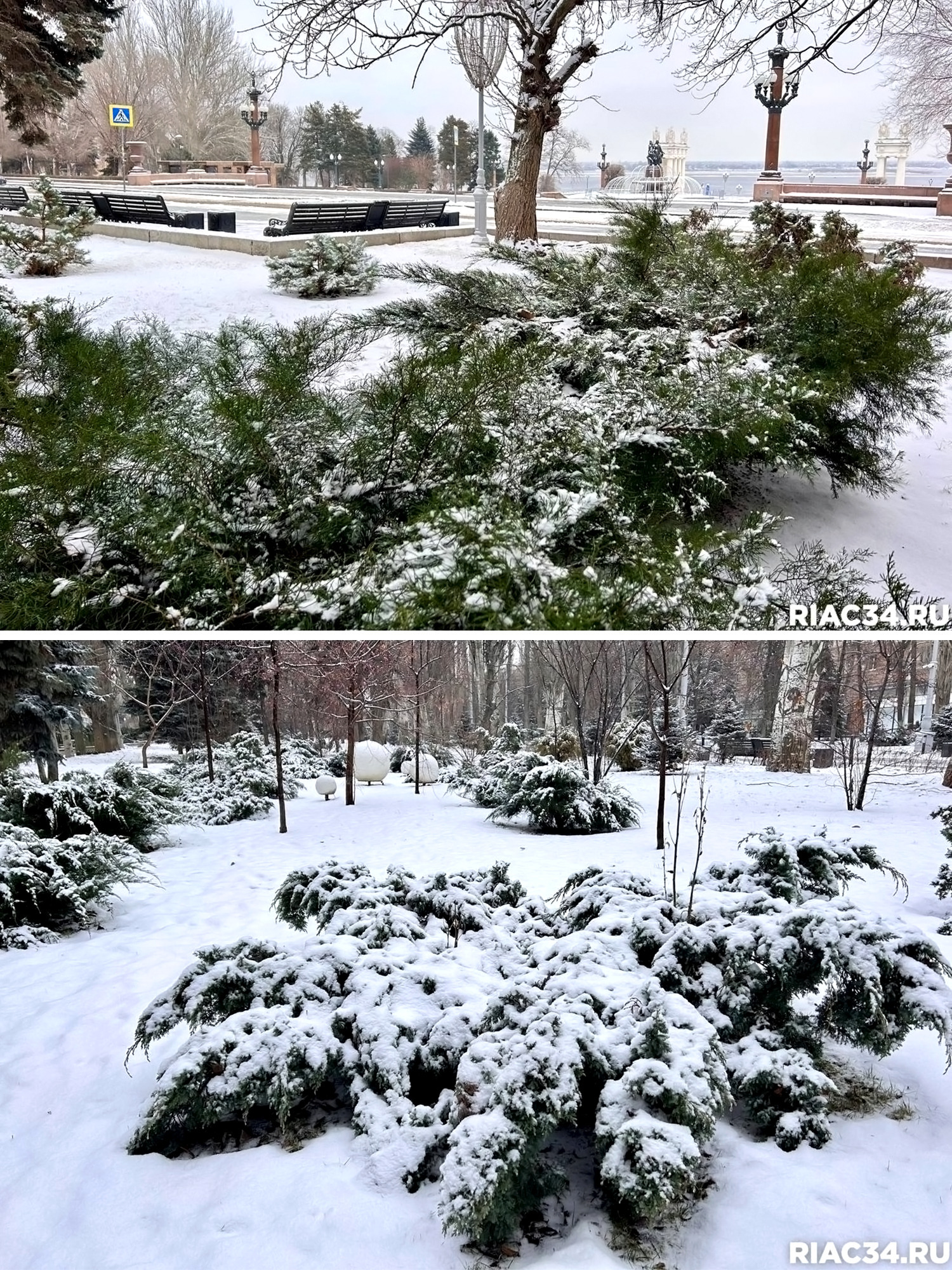 Замечательная настоящая зима пришла в Волгоград — морозная и снежная! 👏🤩