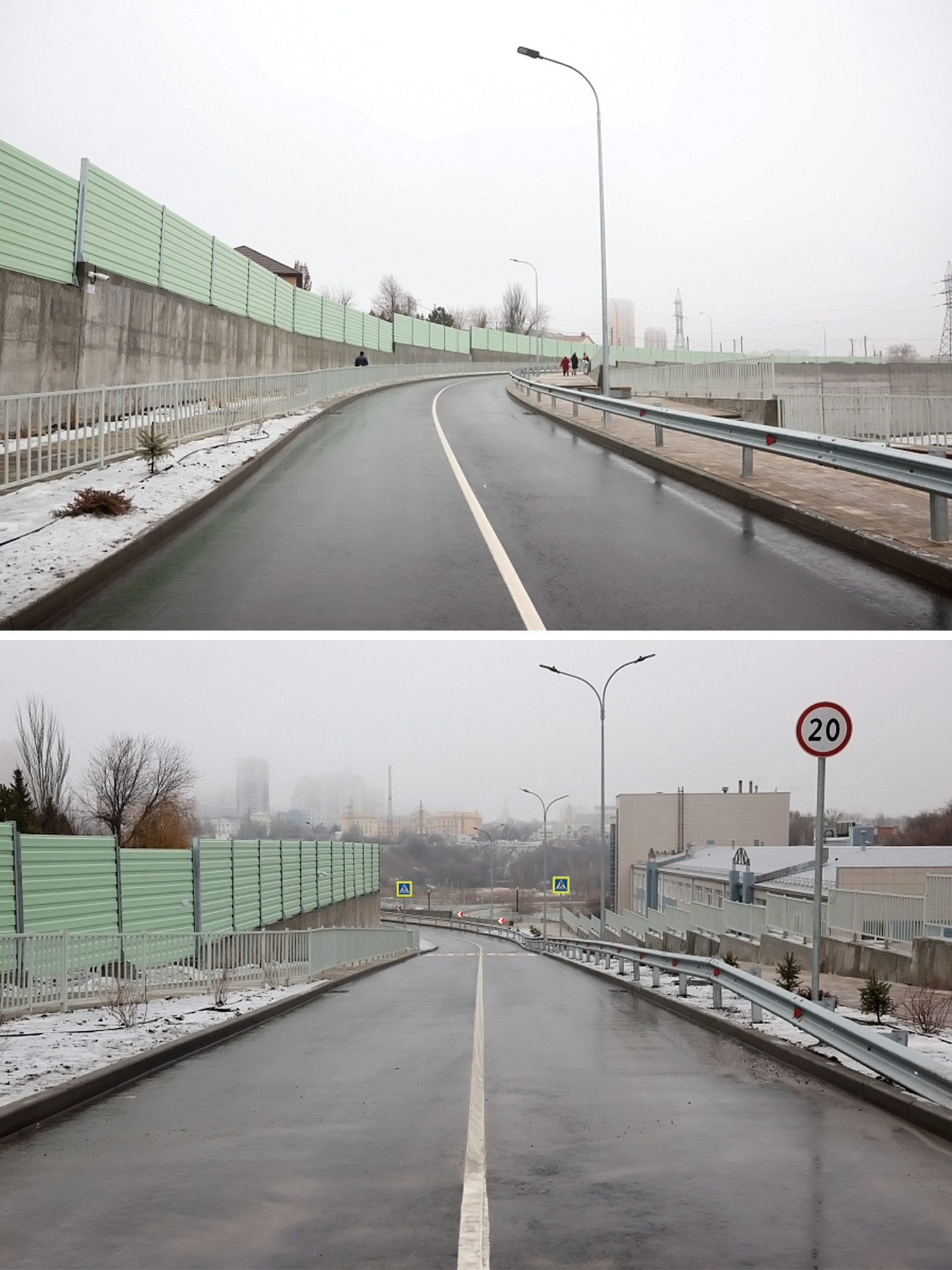 В Ворошиловском районе открыли новую дорогу, ведущую к пойме реки Царицы! 👏🤩