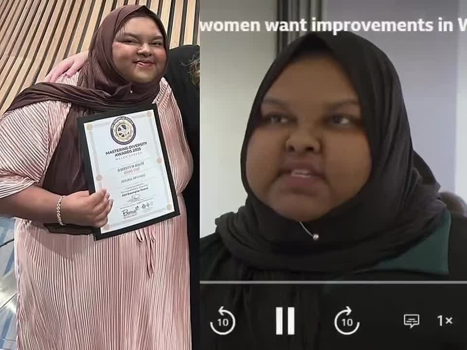 😳 Знакомьтесь, новый посол здоровья в Уэльсе — Атика Ахмед