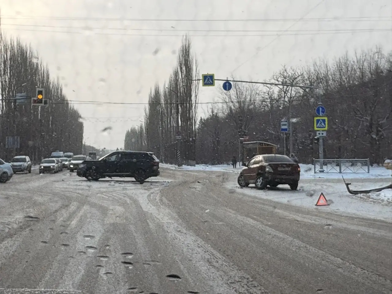 ❗️Авария на пересечении улицы Космонавтов и проспекта Ленина