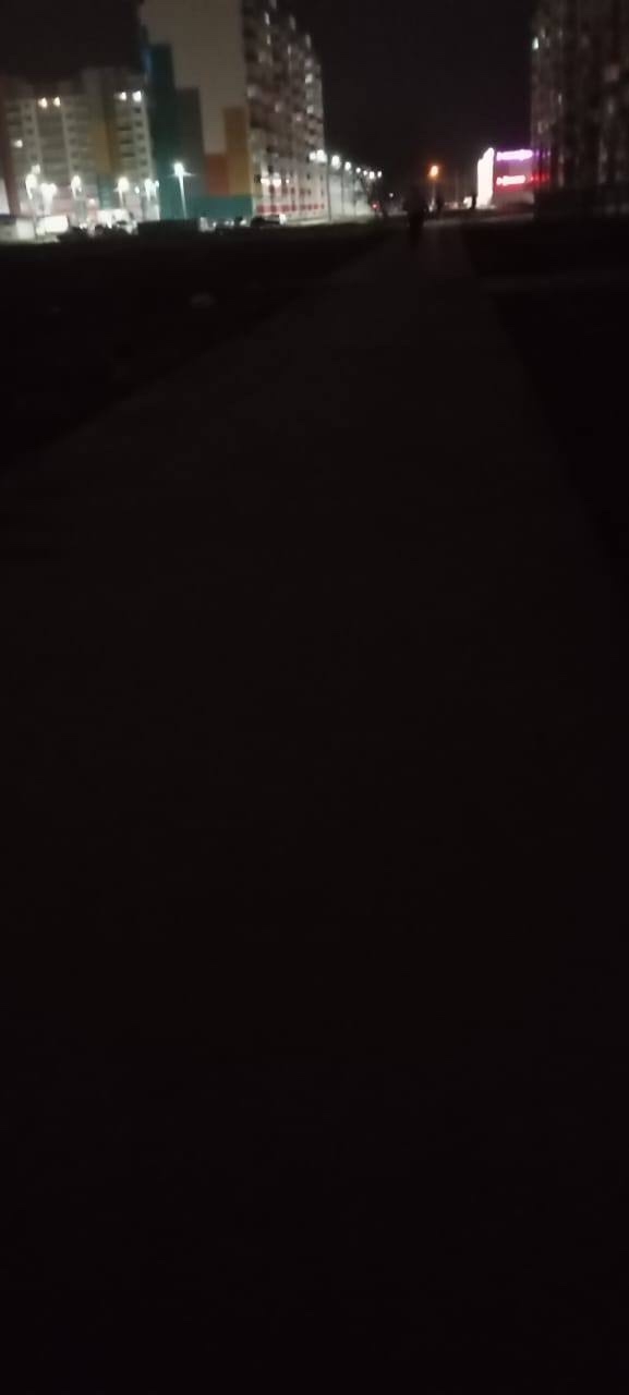 Путь к детскому саду в Волжском в кромешной темноте!