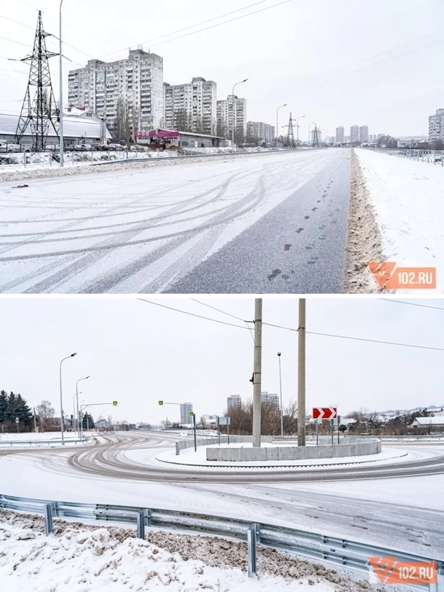 «Осталось убрать ограждение!»: Фотограф из Волгограда показал новую дорогу на Родниковую долину за несколько дней до открытия! 👏🤩