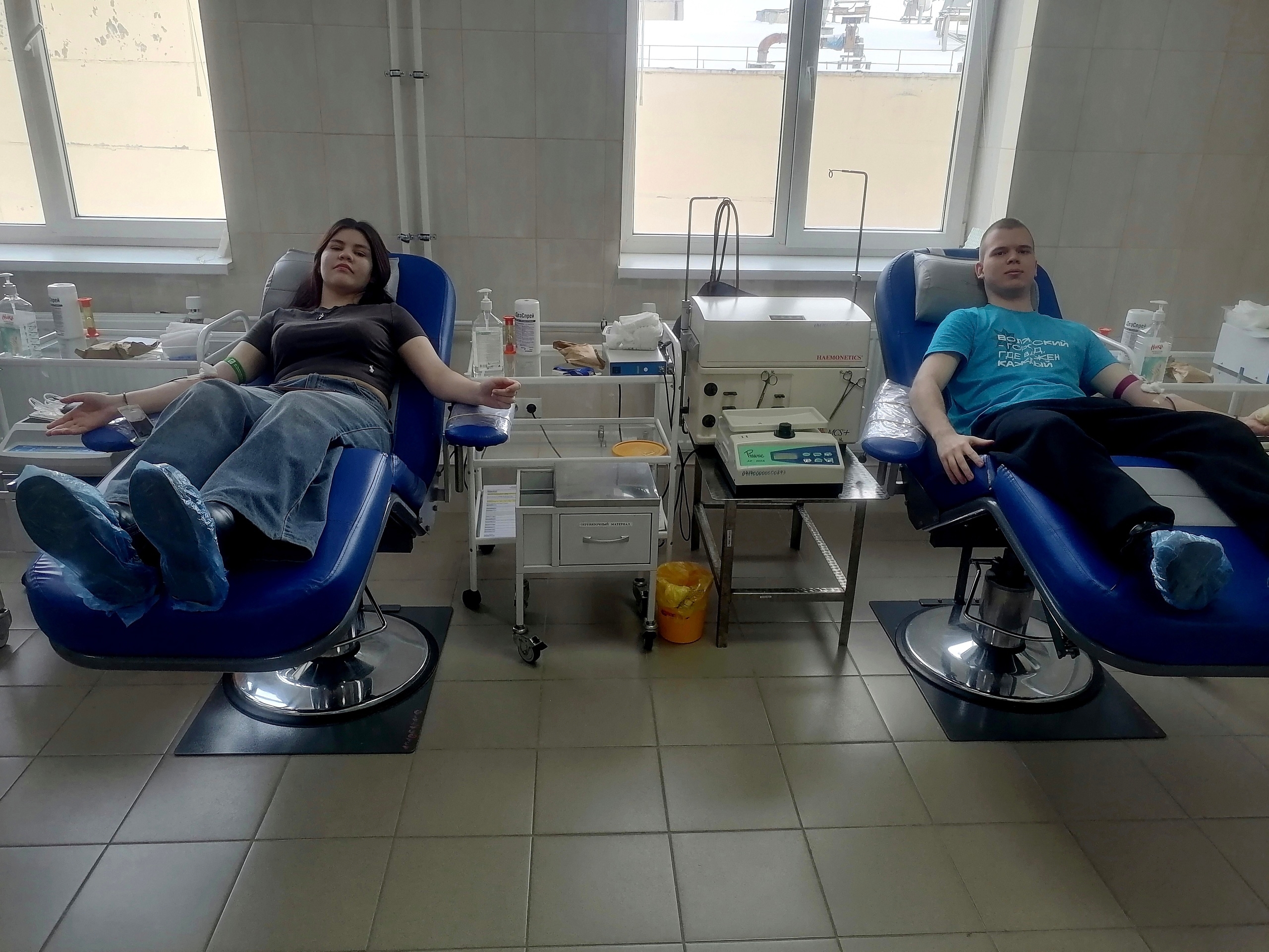 Волжские молодые парламентарии сдают кровь 🩸