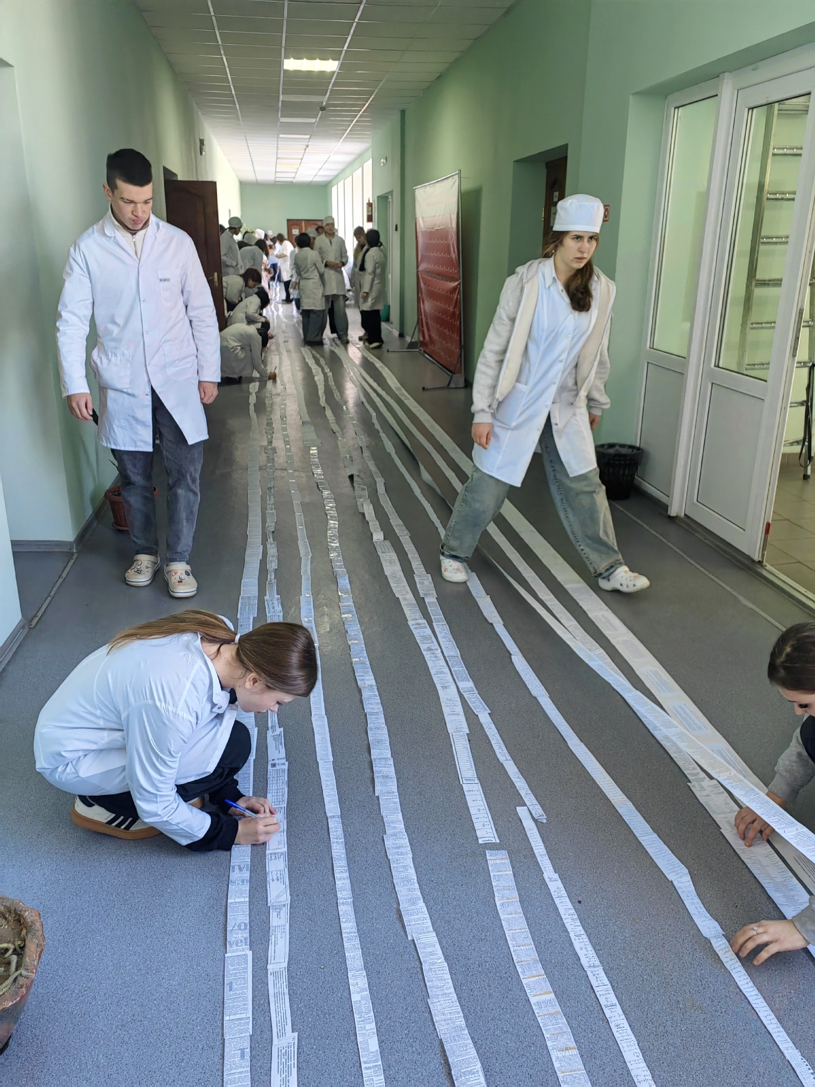 «Это абсолютный рекорд!»: в Волгограде студенты медицинского колледжа сделали шпаргалку длиной 213 метров! ✊😎