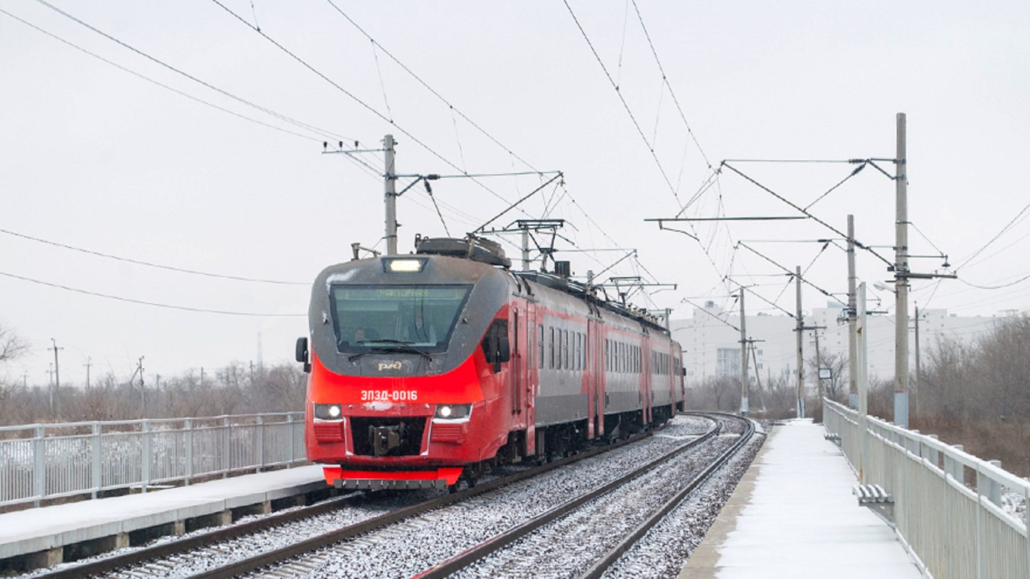 Экспериментальные поезда свяжут Волжский и Шпалопропитку 31 января