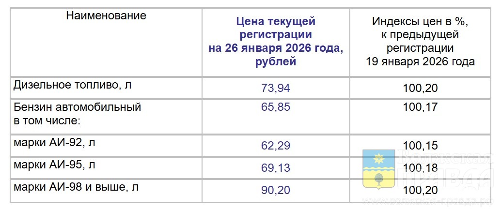 В Волгоградской области взлетели цены на все виды топлива