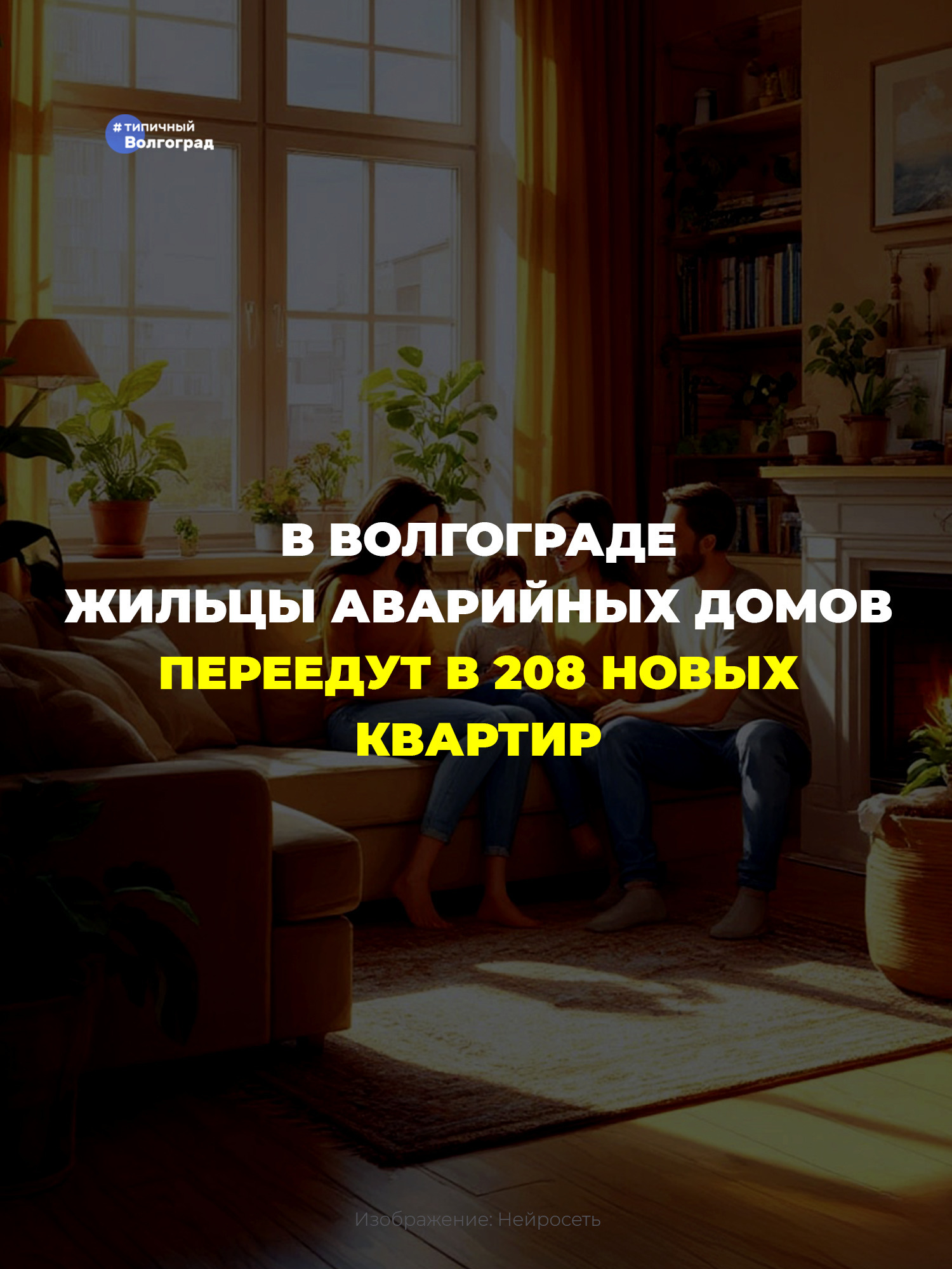 Для волгоградских семей, живущих в аварийных домах, подготовили 208 новых квартир! 👏🤩