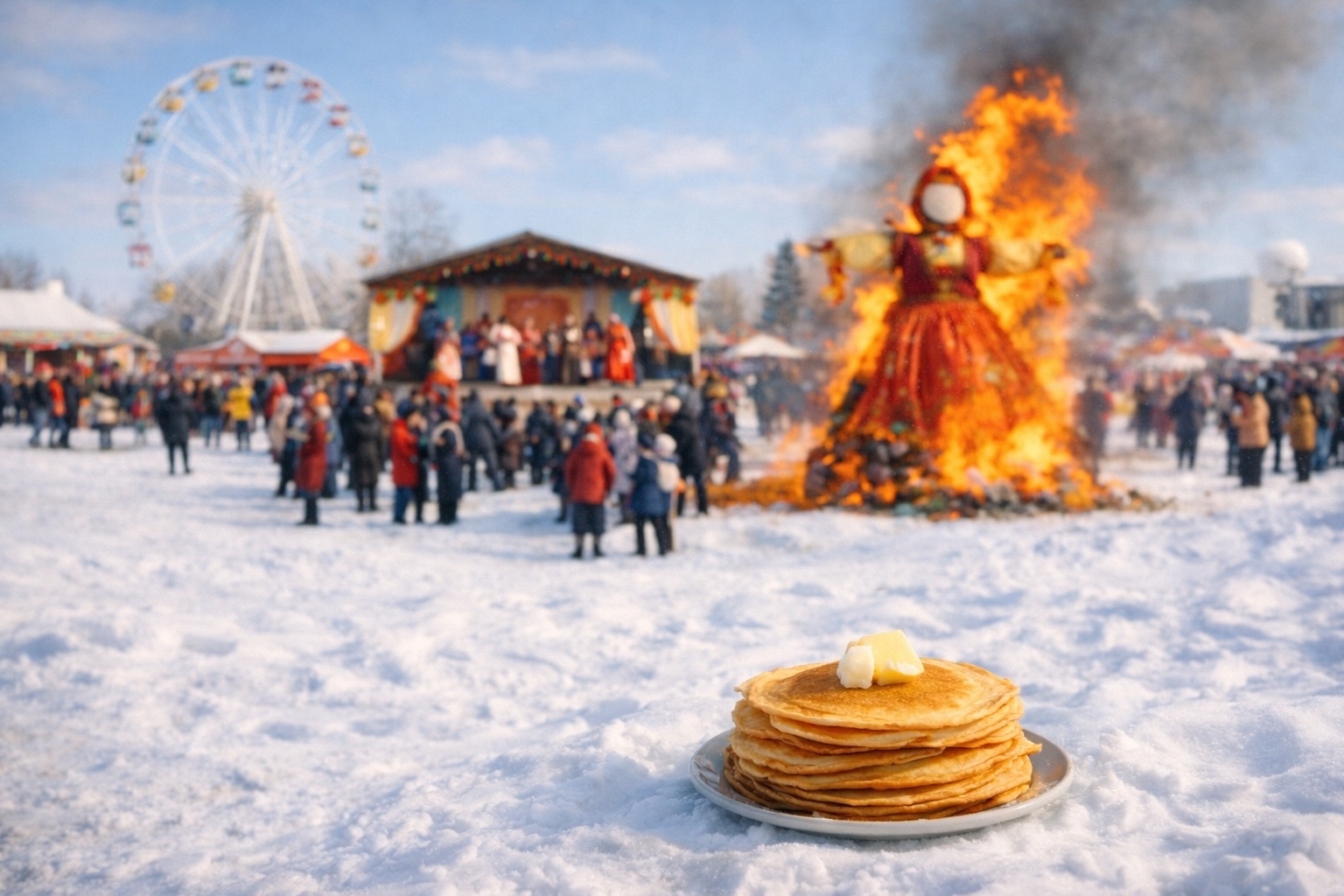 Масленица в Волжском 2026 🔥🥞