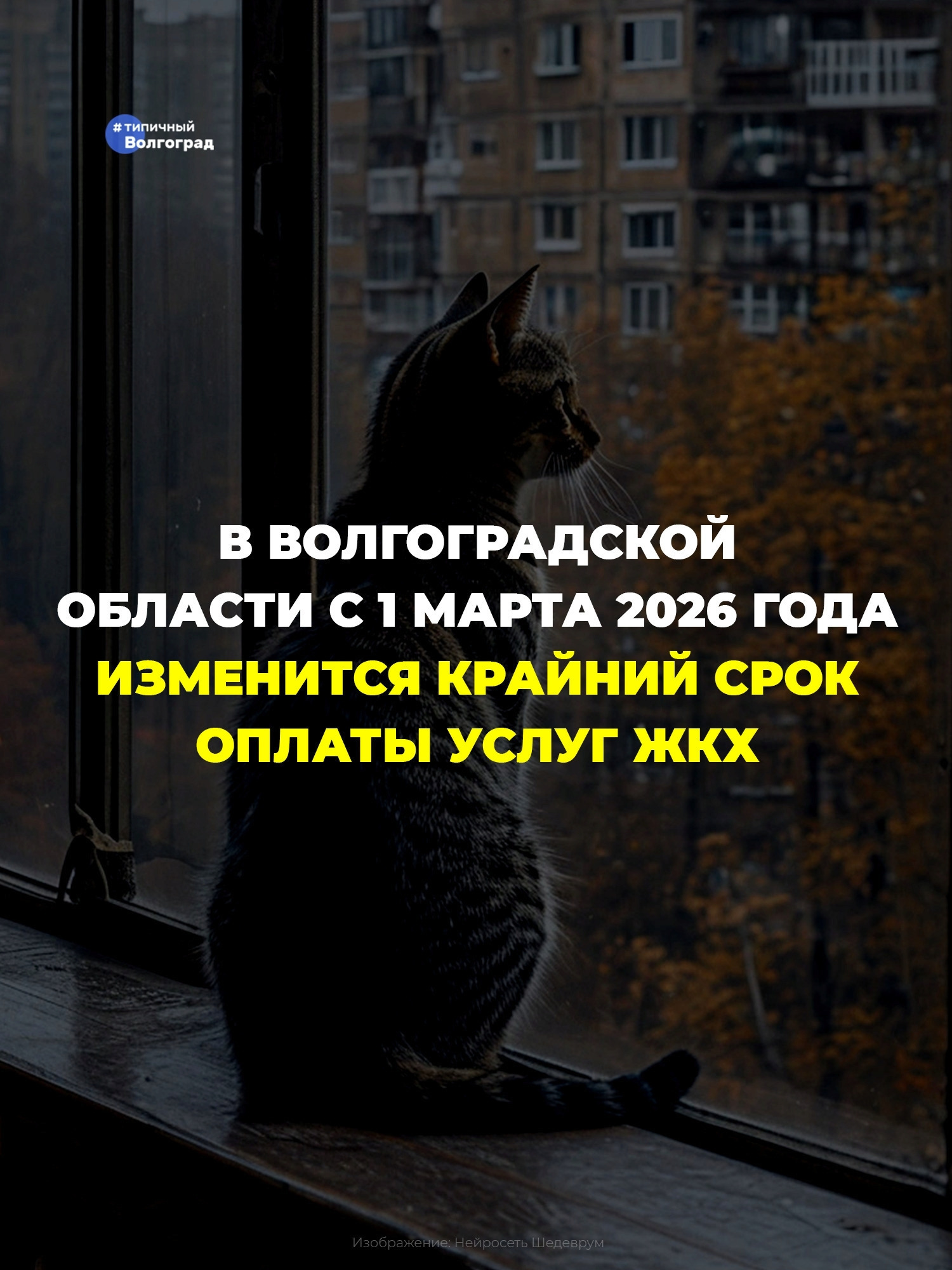 ⭐️ Напоминаем, с 1 марта 2026 года в Волгоградской области изменится крайний срок оплаты жилищно-коммунальных услуг и взносов на капитальный…