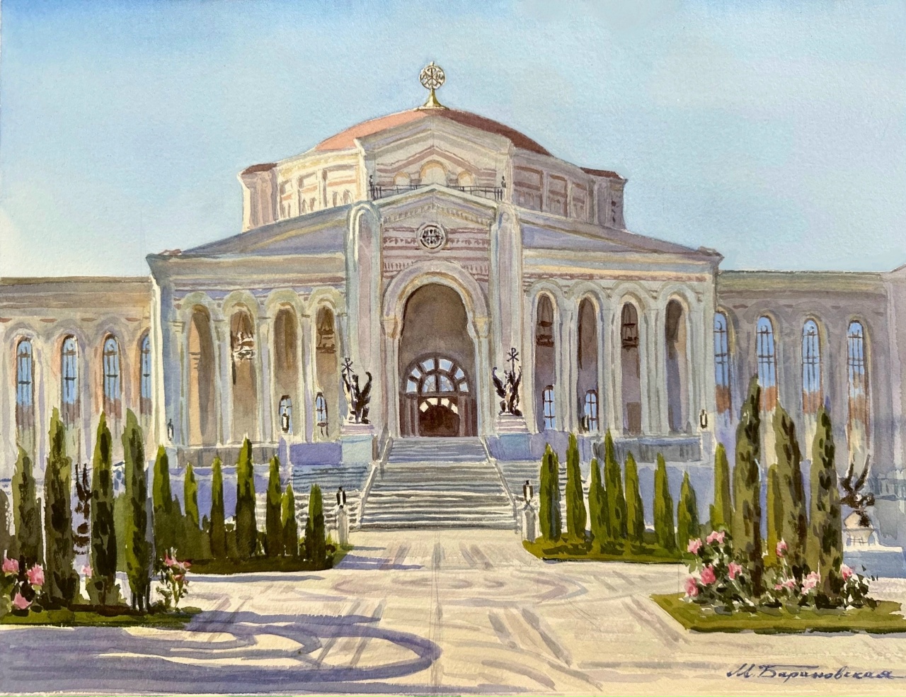 «У меня два сердца: одно из них – в Крыму»: в Волжском открылась выставка Марии Барановской