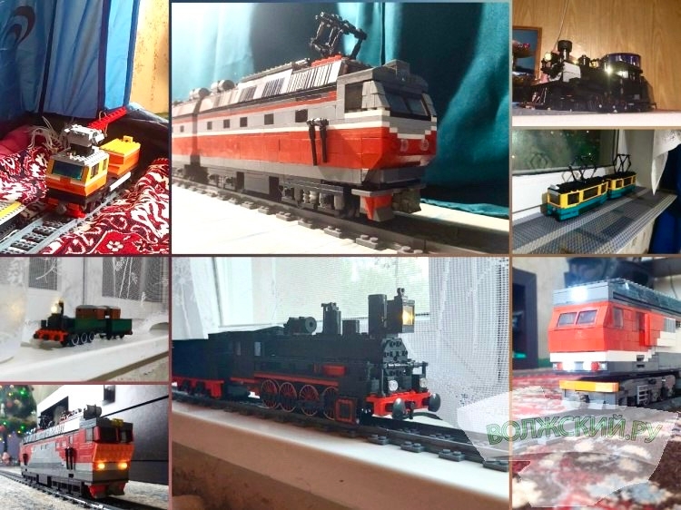 🚂 Шестиклассник из Волжского создает из LEGO точные копии поездов