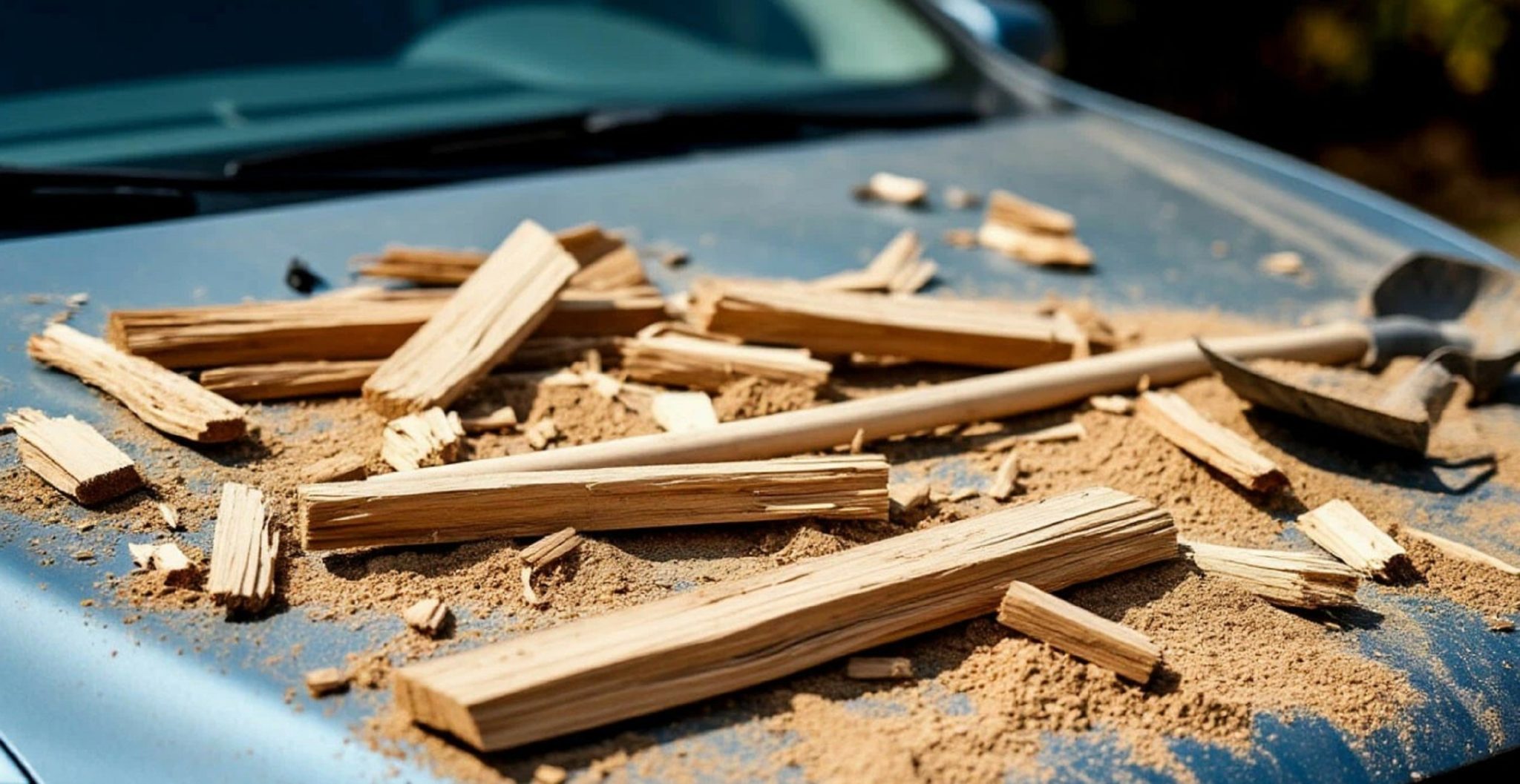 Песочница попала на деньги: в Волгограде автомобиль стал жертвой детской площадки