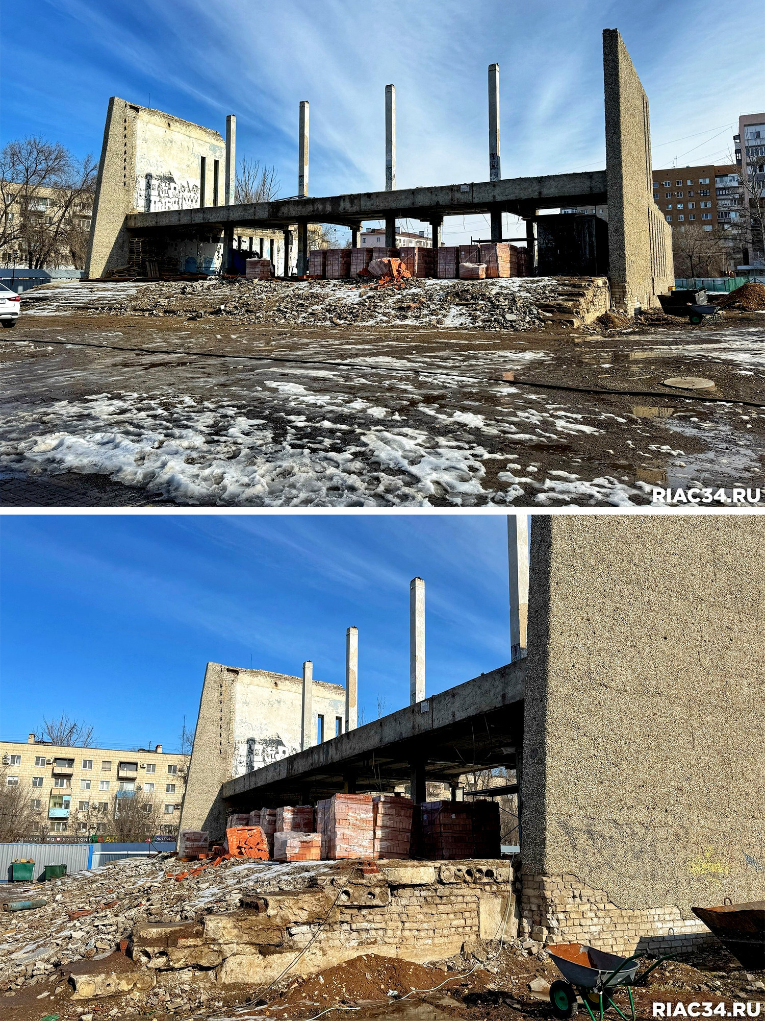 Тем временем в Красноармейском районе продолжается восстановление кинотеатра «Юбилейный»! 👏🤩