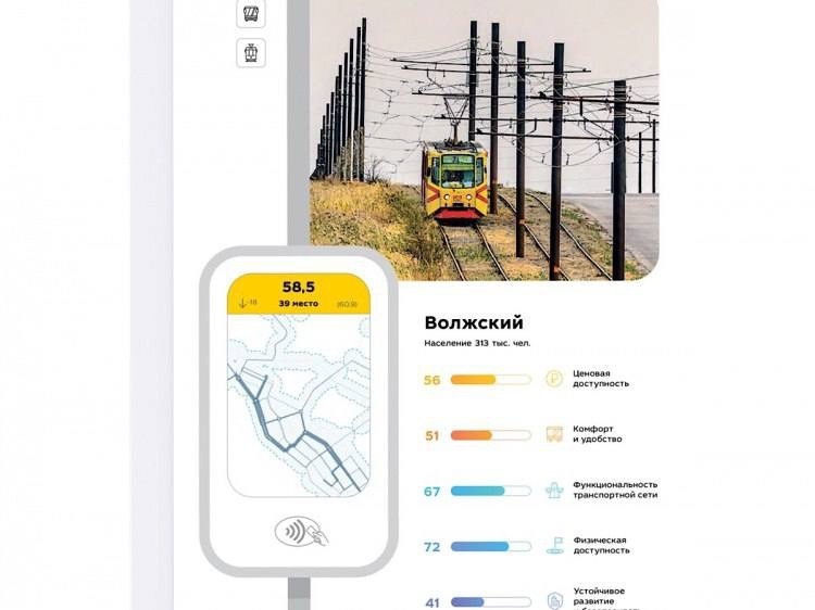Волжский занял 39 место в рейтинге городов по качеству общественного транспорта