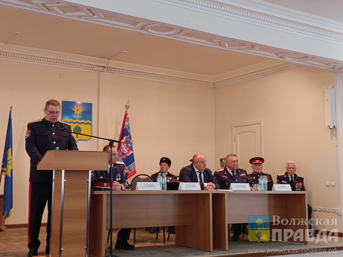 В Волжском казаки выбрали нового атамана