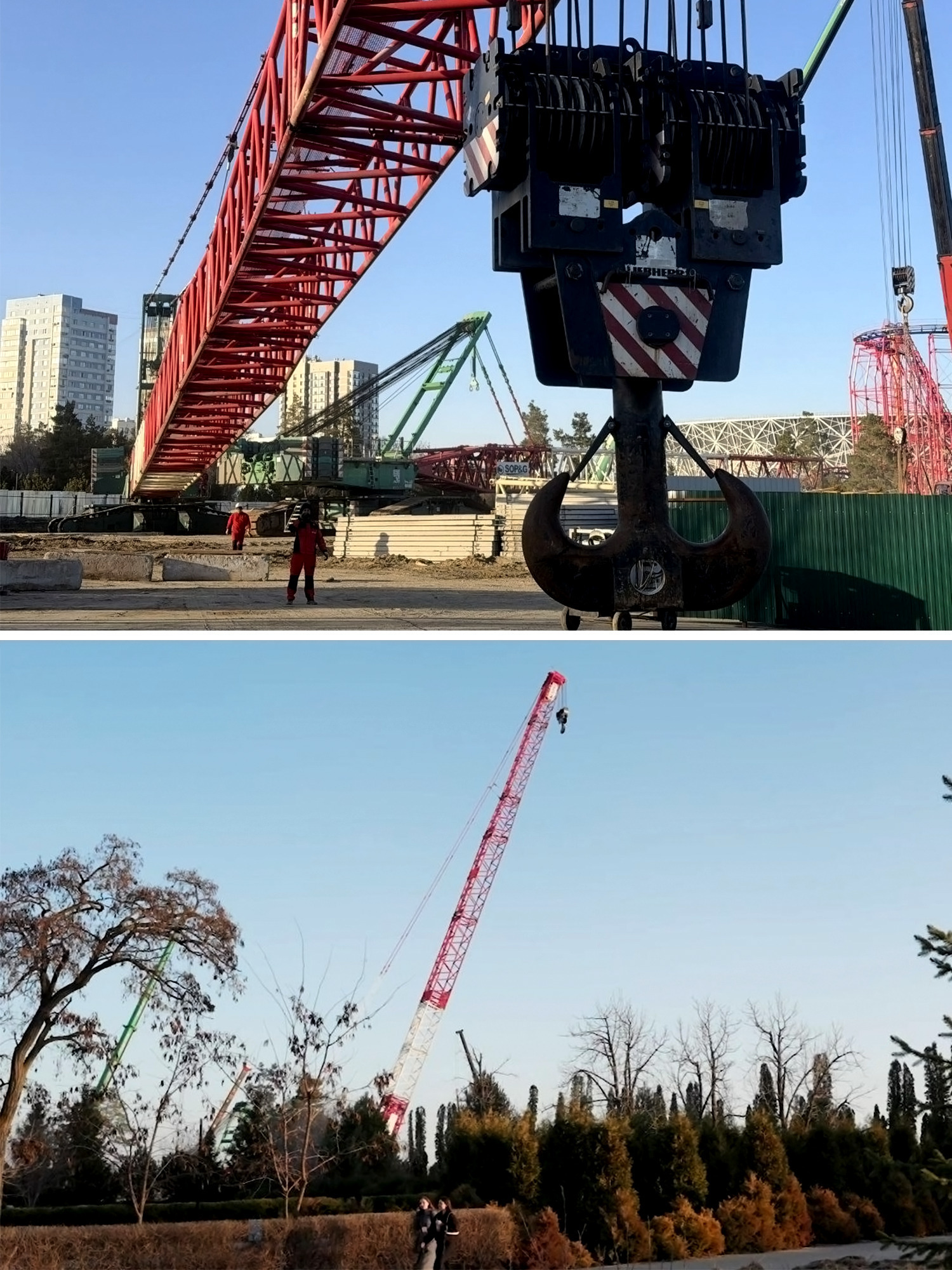 Вот такую громадину установили в ЦПКиО! 😱🏗️