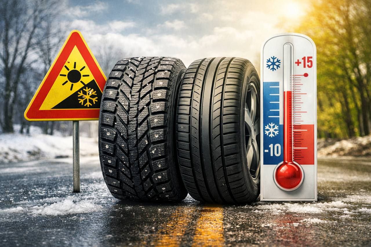 Когда менять резину в Волжском: водителей предупредили перед выходными