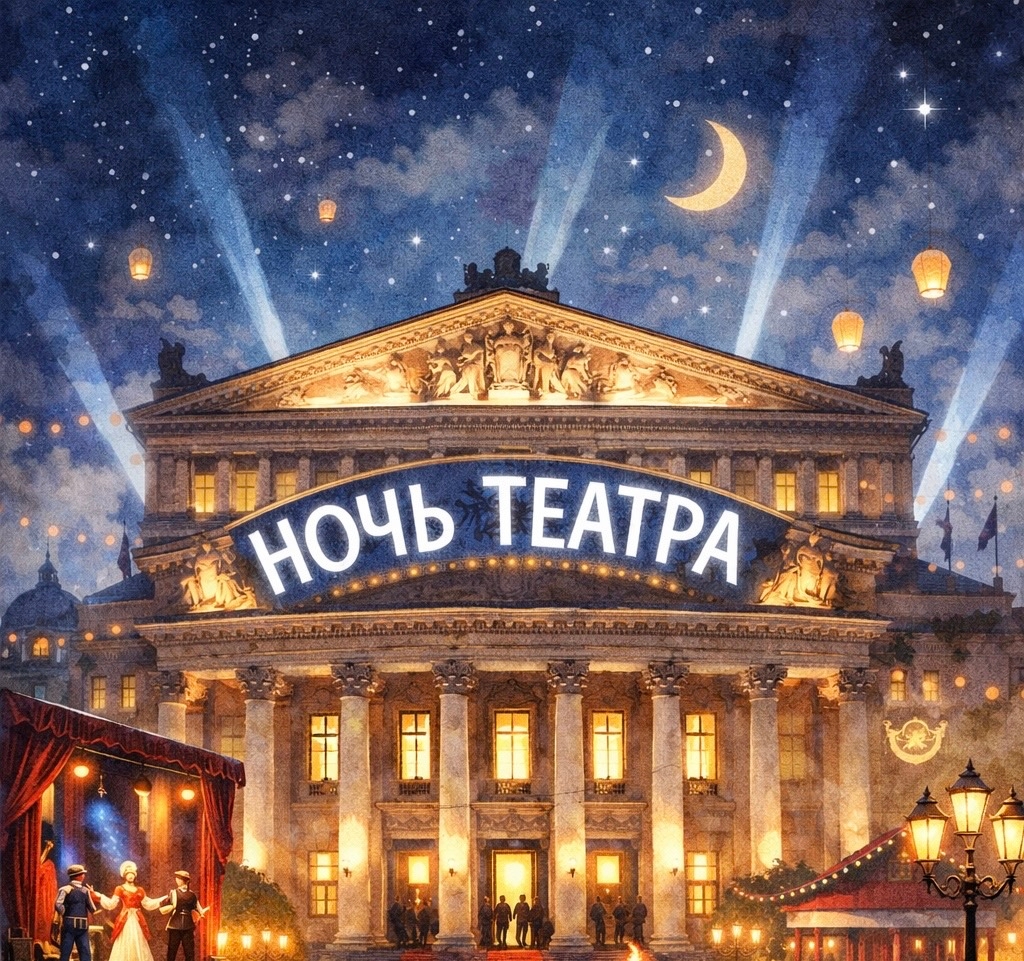 27 марта в нашей стране впервые пройдет грандиозная «Ночь театрального искусства», посвященная 150-летию Союза театральных деятелей РФ. Зрит…
