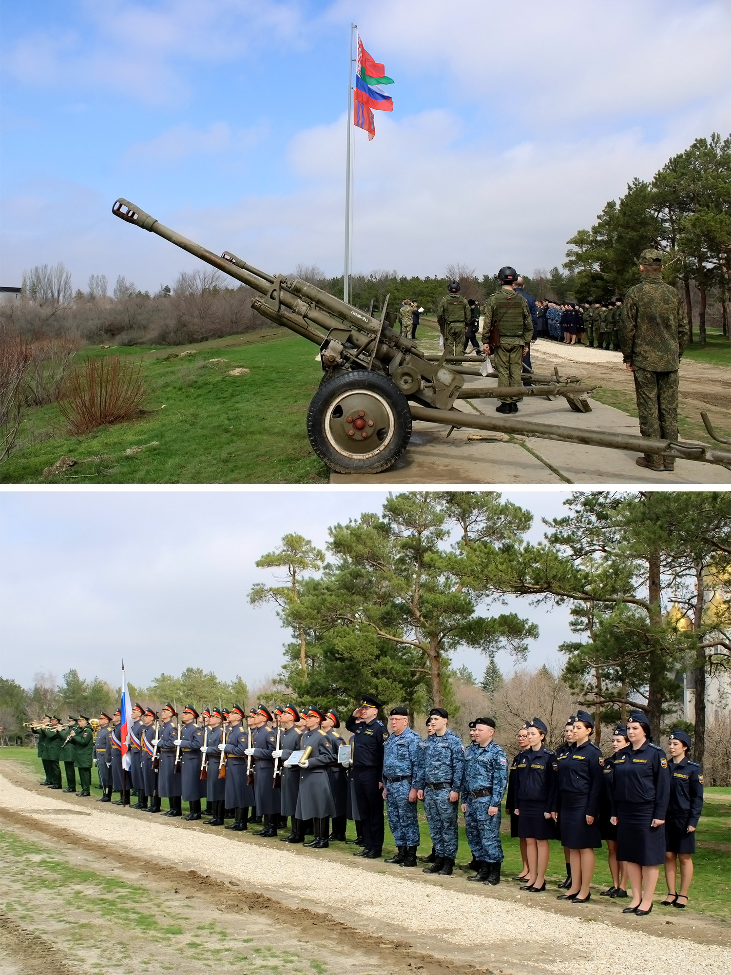 В Волгограде на Мамаевом кургане прозвучал «Выстрел памяти», приуроченный ко Дню единения народов России и Беларуси! 🇷🇺🇧🇾