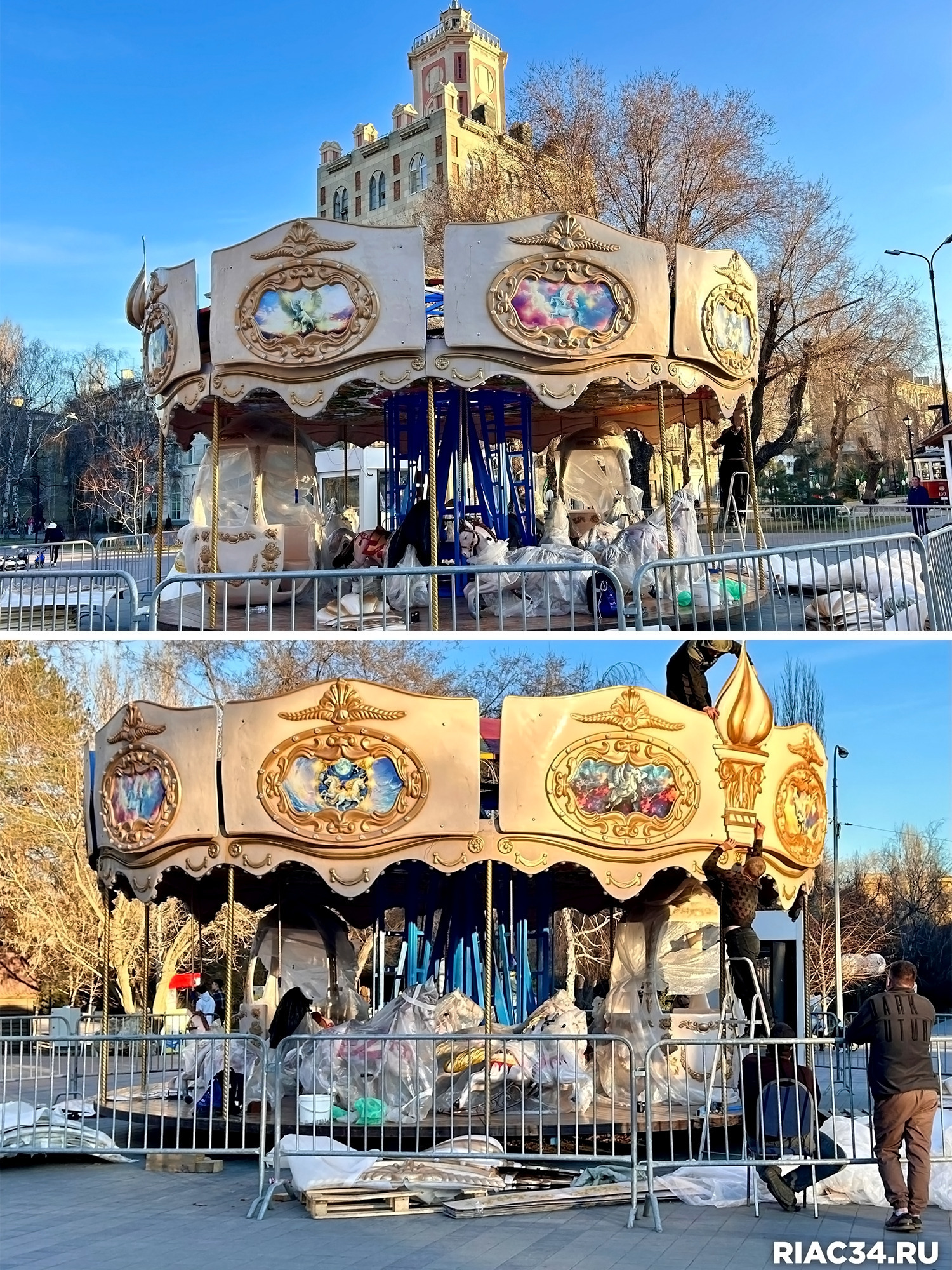 Оказывается, вот что [https://vk.com/wall-31824788_2164536|устанавливали в Комсомольском саду] на главной площади! 👏😊