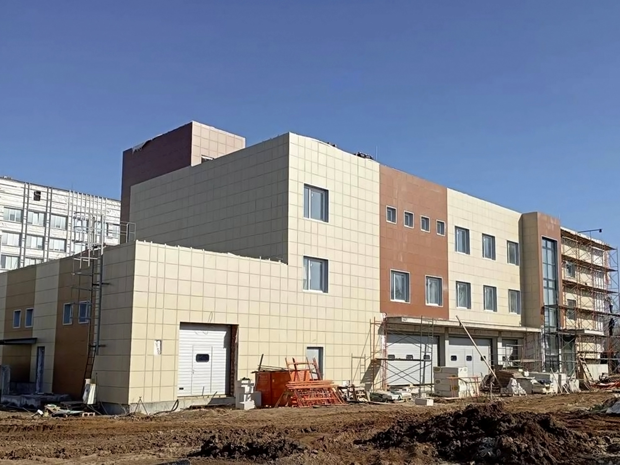 В Красноармейском районе завершается строительство новой современной подстанции скорой помощи! 👏🤩