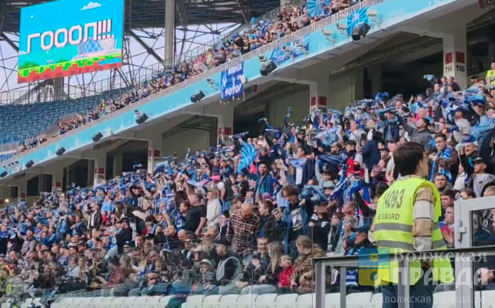 Волгоградский «Ротор» и нижнекамский «Нефтехимик» ушли на перерыв со счётом 1:1