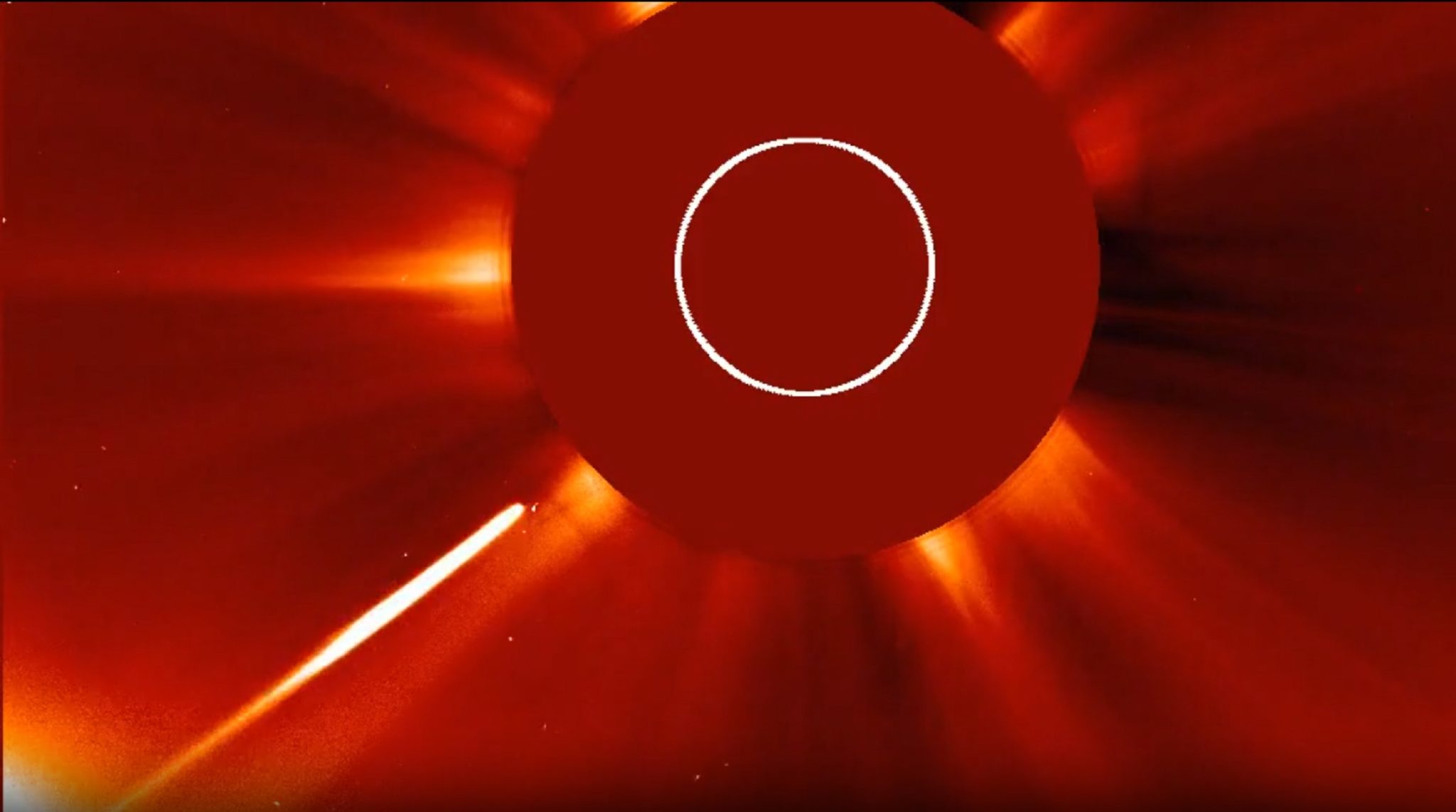 4 апреля комета показала волжанам хвост и погибла на Солнце