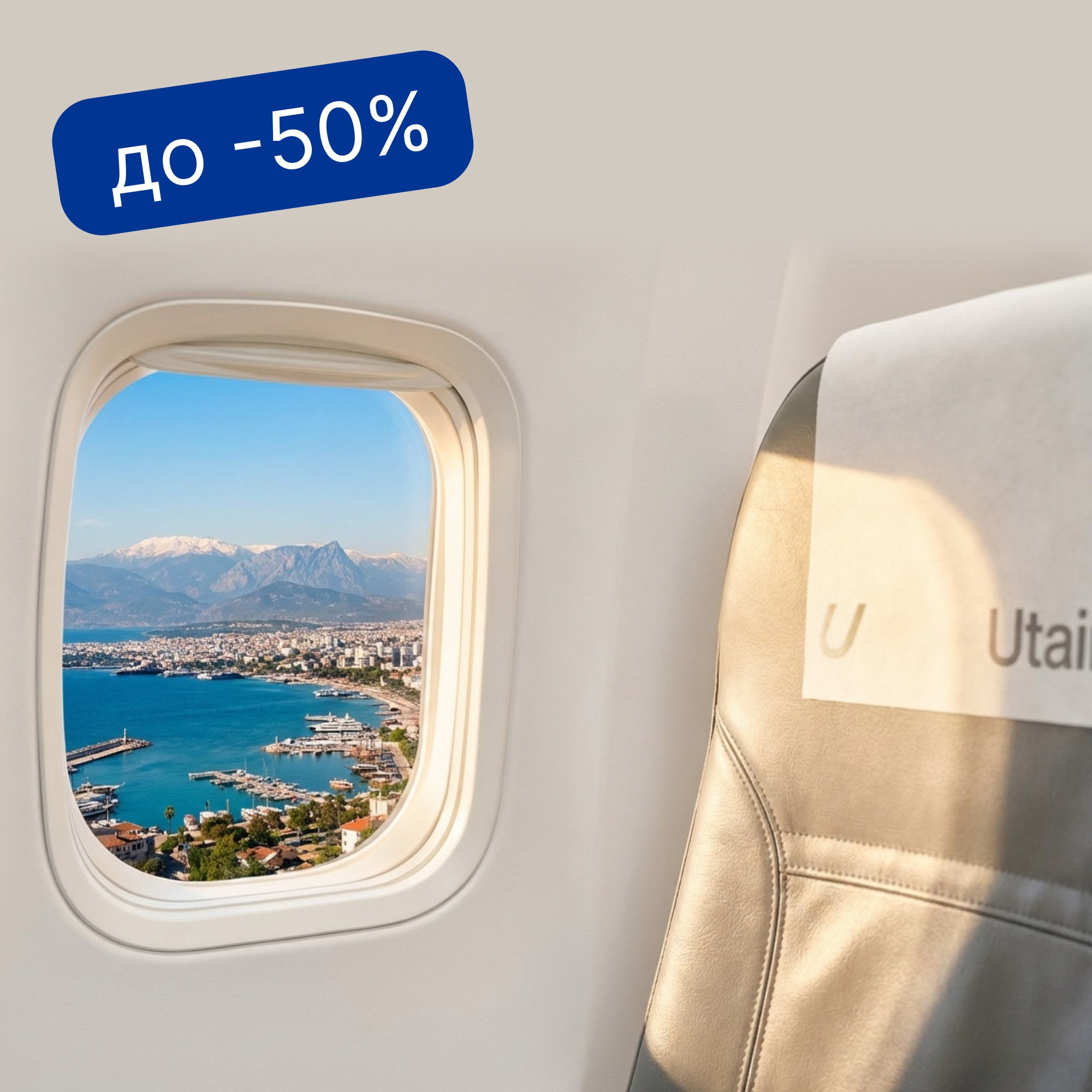 Космический комфорт с выгодой: Utair продает билеты со скидкой до 50%