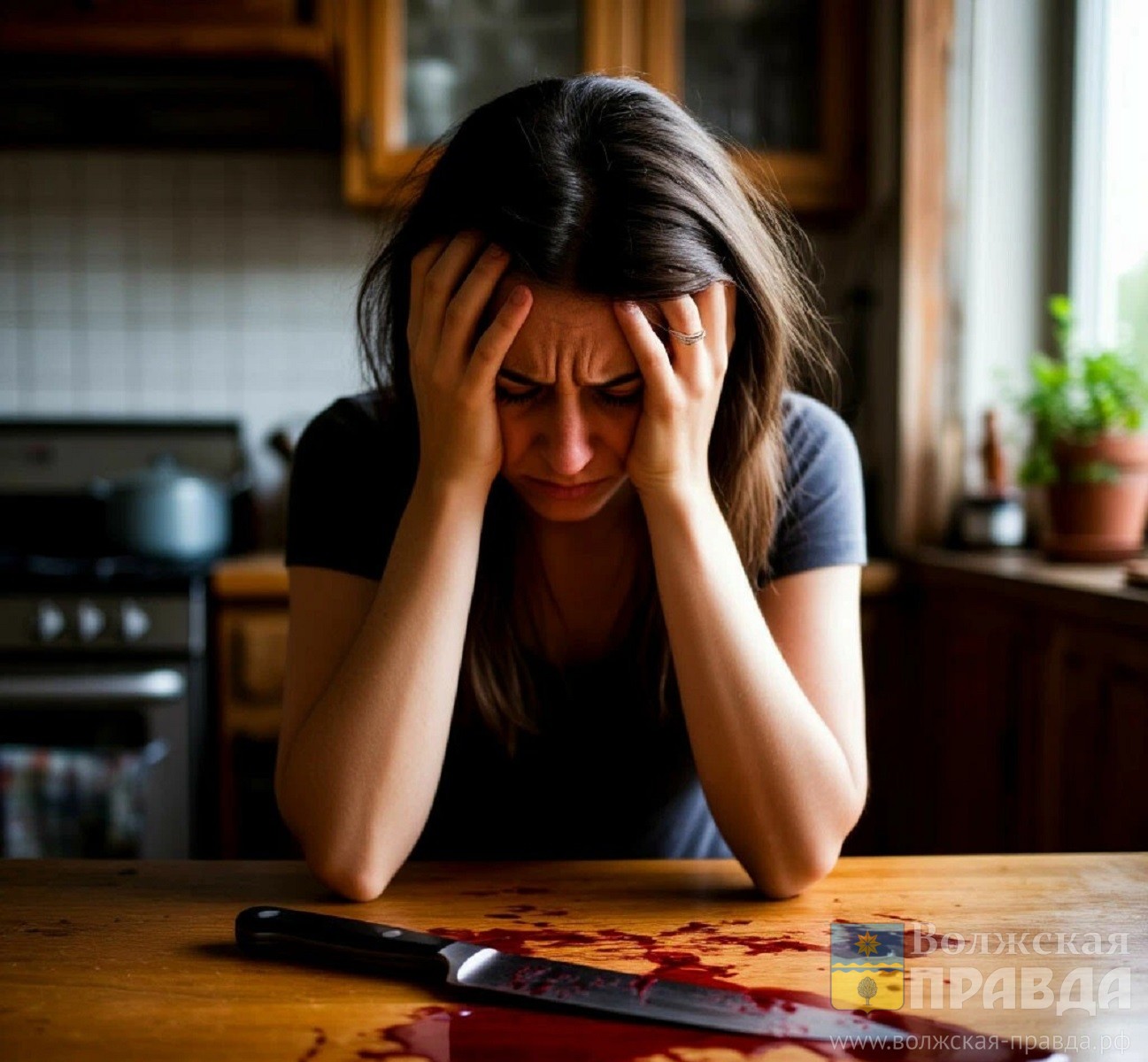 Мешал готовить: волжанка воткнула пьяному мужу нож в живот  