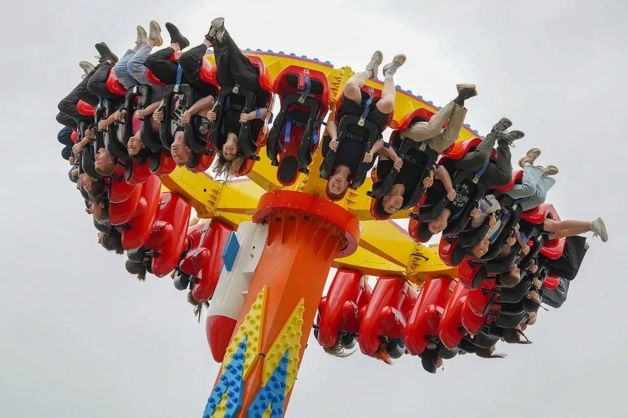 ✨️Экстремальные аттракционы ЦПКиО возобновили работу после зимы