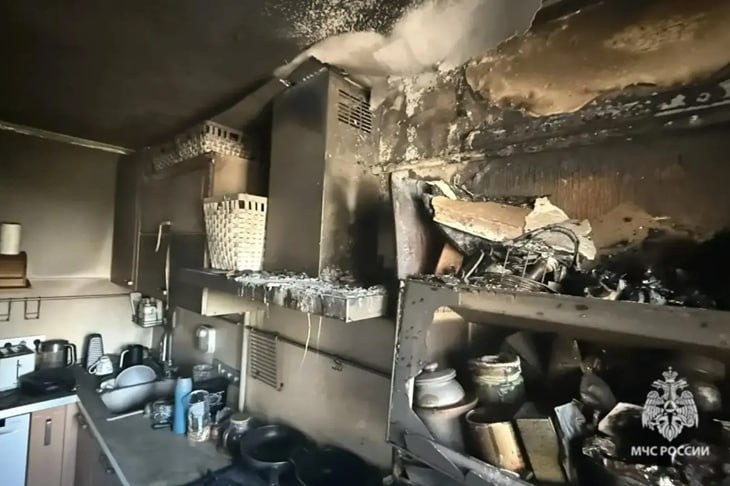 😔 Подросток погиб при пожаре в квартире