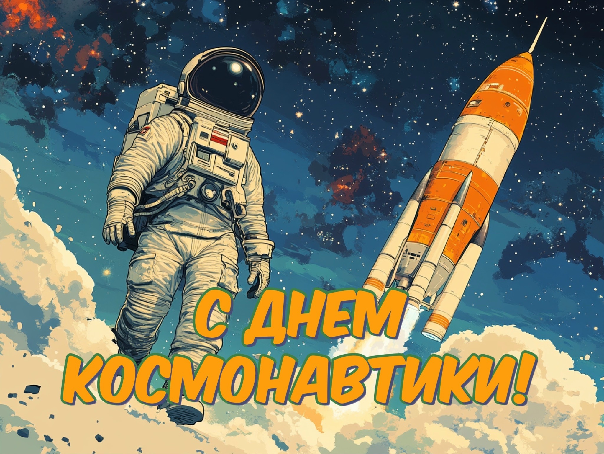 С Днём космонавтики! 🚀