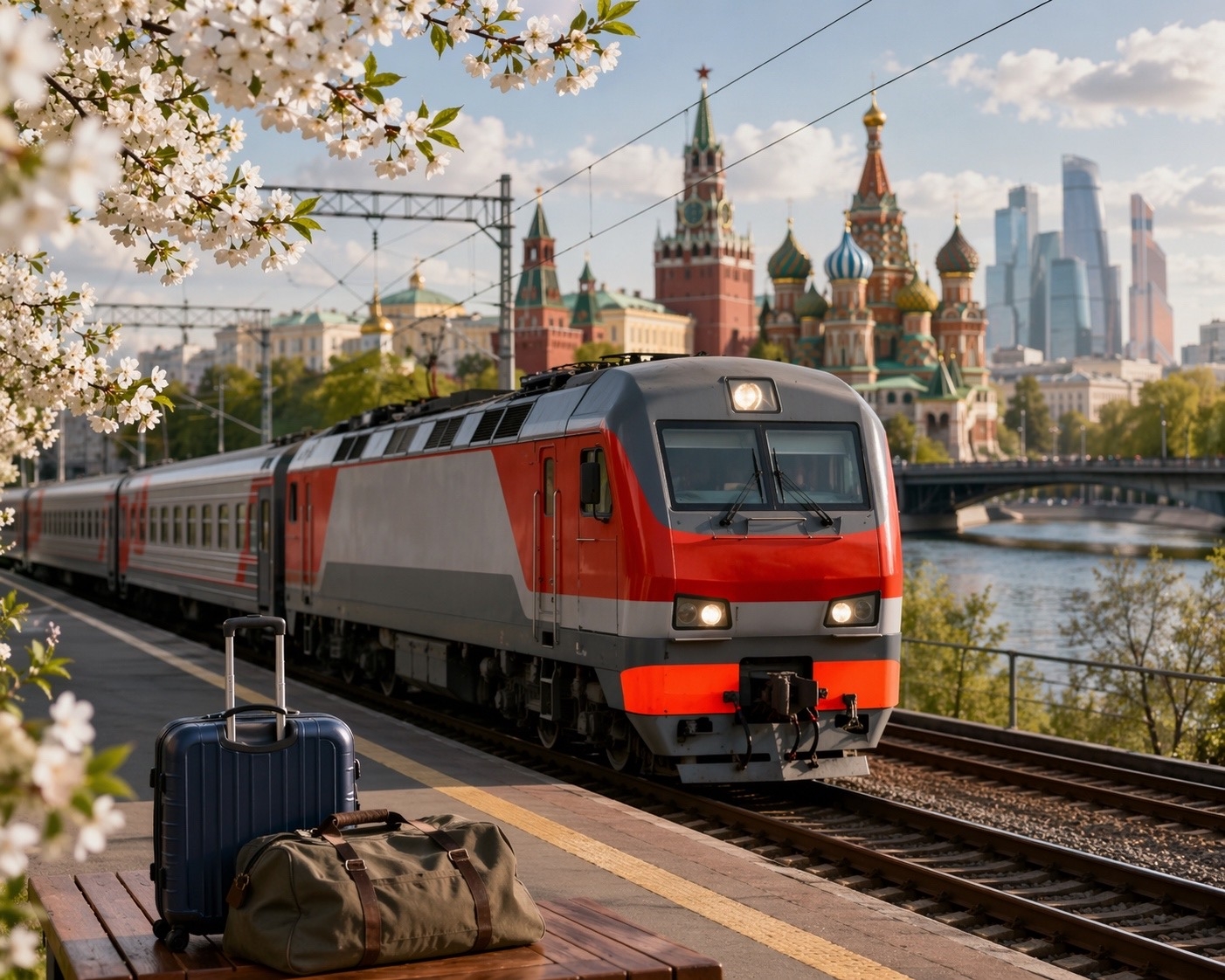 🚂 На майские праздники из Волгограда в Москву пустят дополнительные поезда.