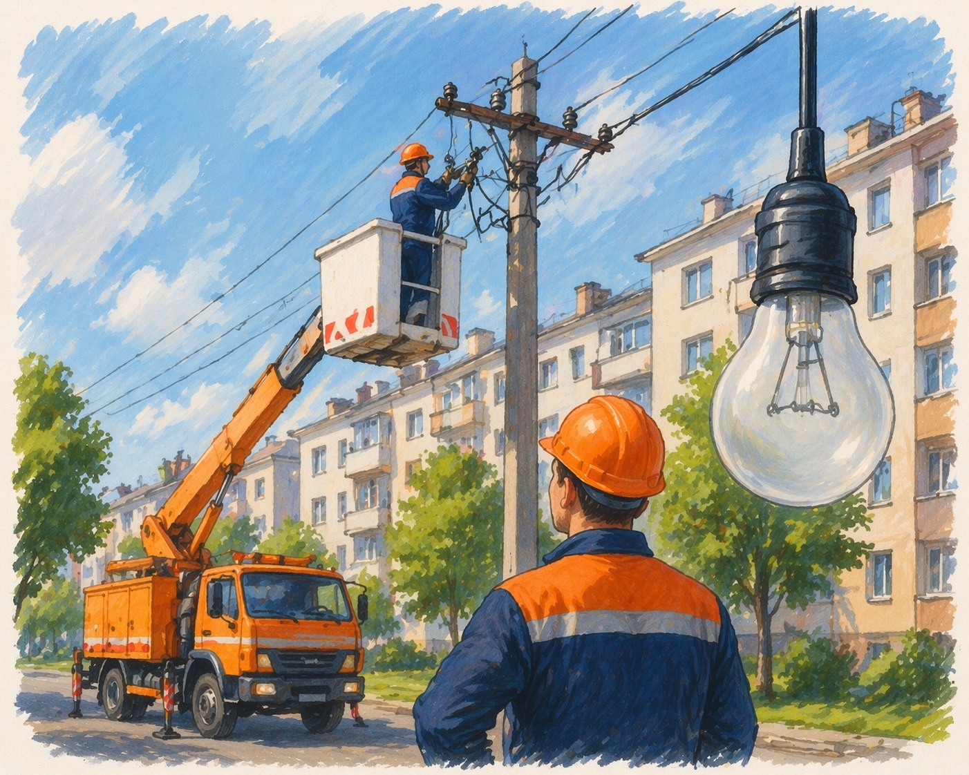 🔌 Волжский, 17 апреля: с 13:00 до 16:00 отключат свет.