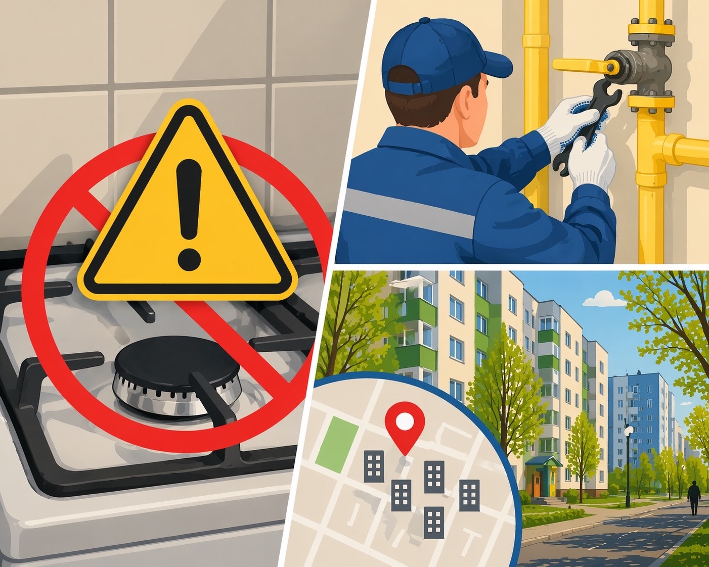 Внимание, Волжский: снова отключение газа в 38-м микрорайоне