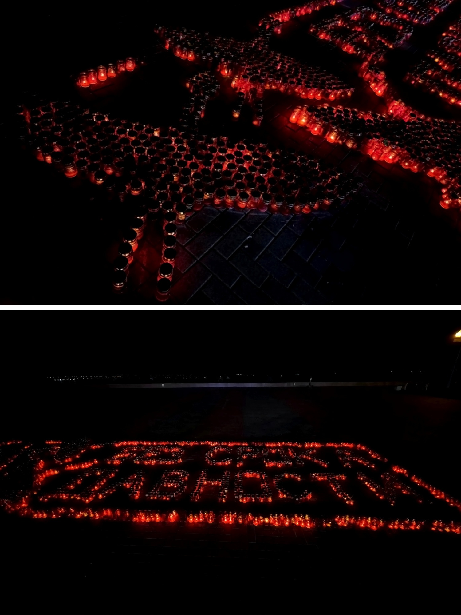 ⭐️ В Волгограде перед музеем-панорамой зажглись 2500 свечей! ⭐️