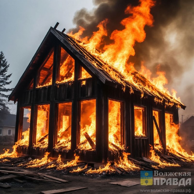 Один погиб, один в больнице: в Волгоградской области в пожарах пострадало двое мужчин