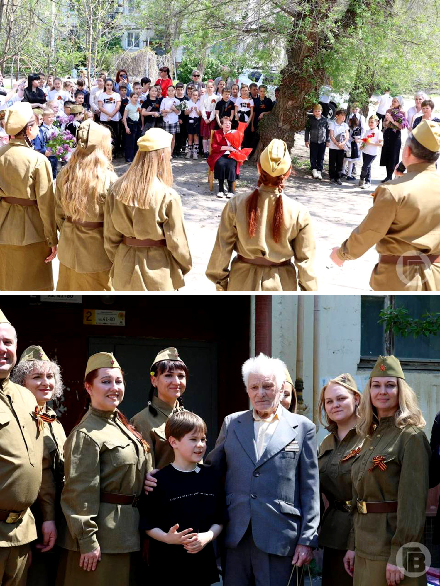 В Волгограде прошла очень душевная акция «Победа в каждый дом»! ❤️