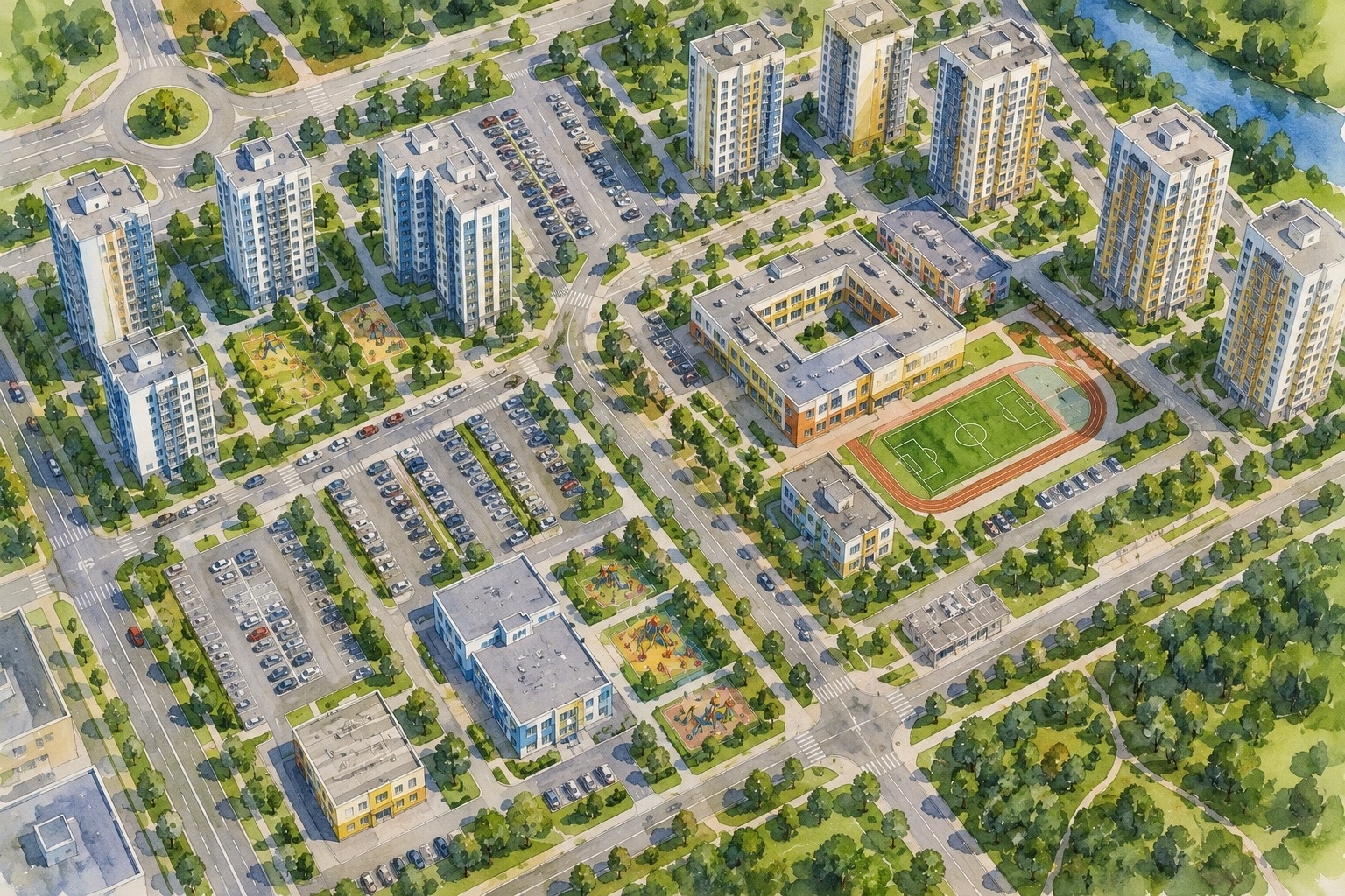 🏡 Больше парковок и новых школ: в Волжском меняют правила застройки