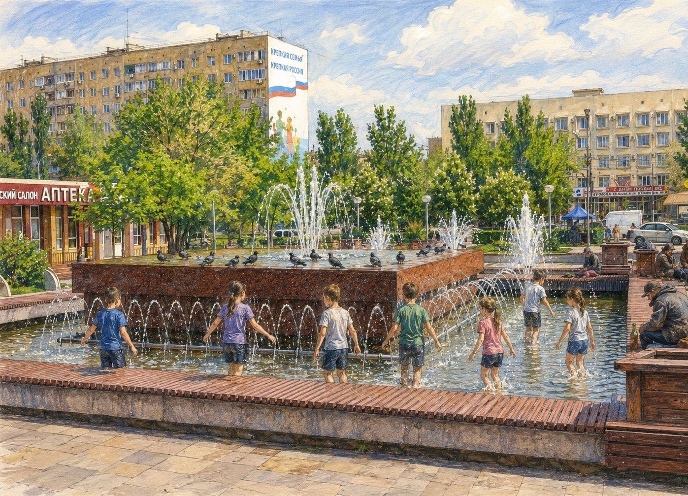 🚫 За купание в фонтанах волжанам грозят штрафы