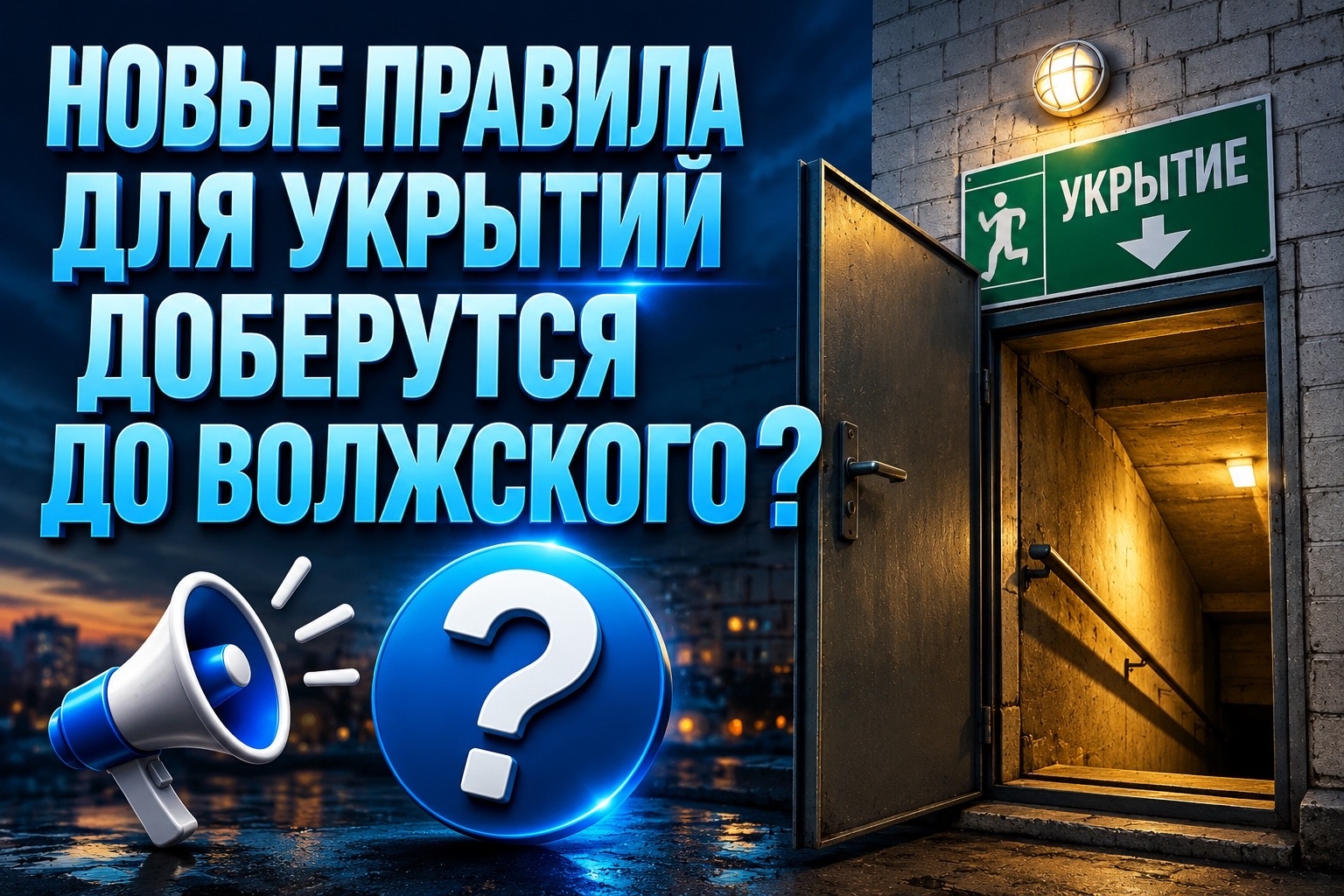 🚨 Новые правила для укрытий доберутся до Волжского?