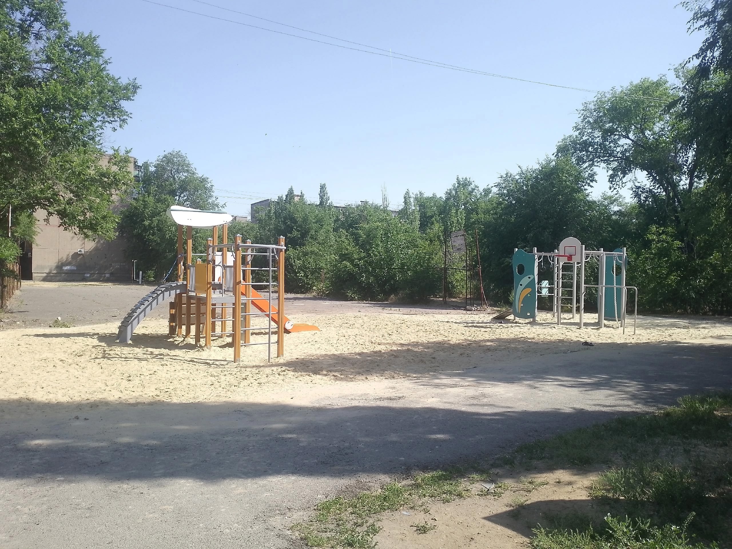 Новая детская площадка.