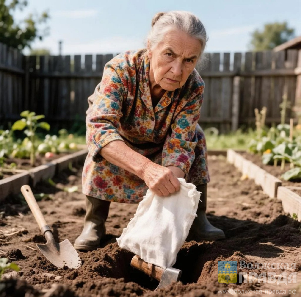 В порыве ярости: в Волжском 68-летняя женщина зарубила мужа и зарыла топор в огороде