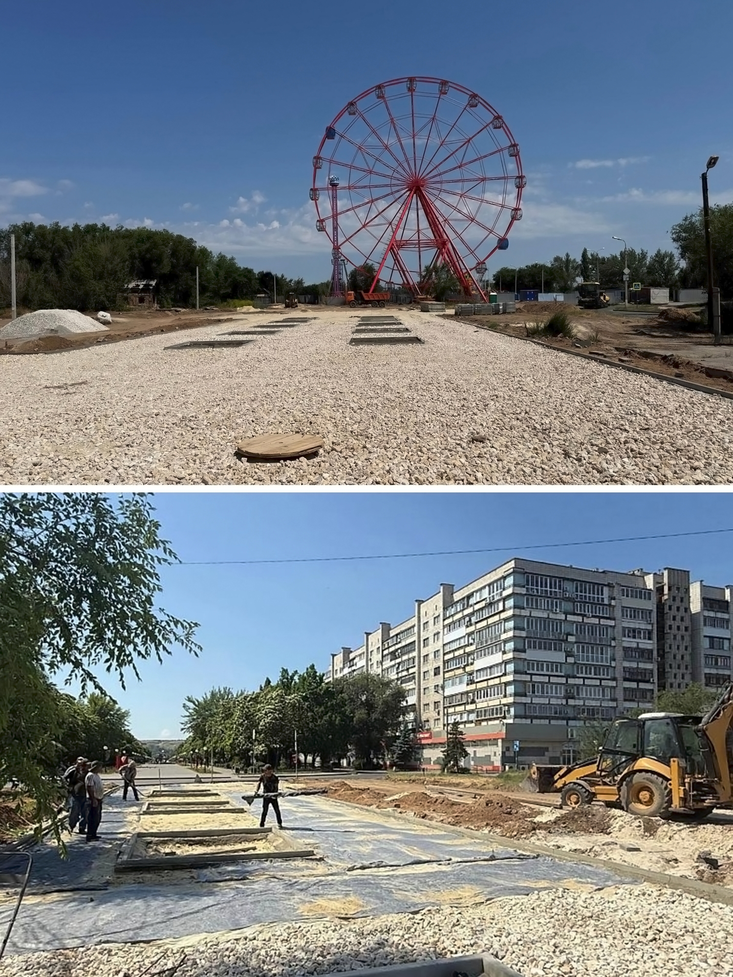 В Красноармейском районе 50-метровое колесо обозрения «Красное солнце» совершило первый оборот! 👏🤩
