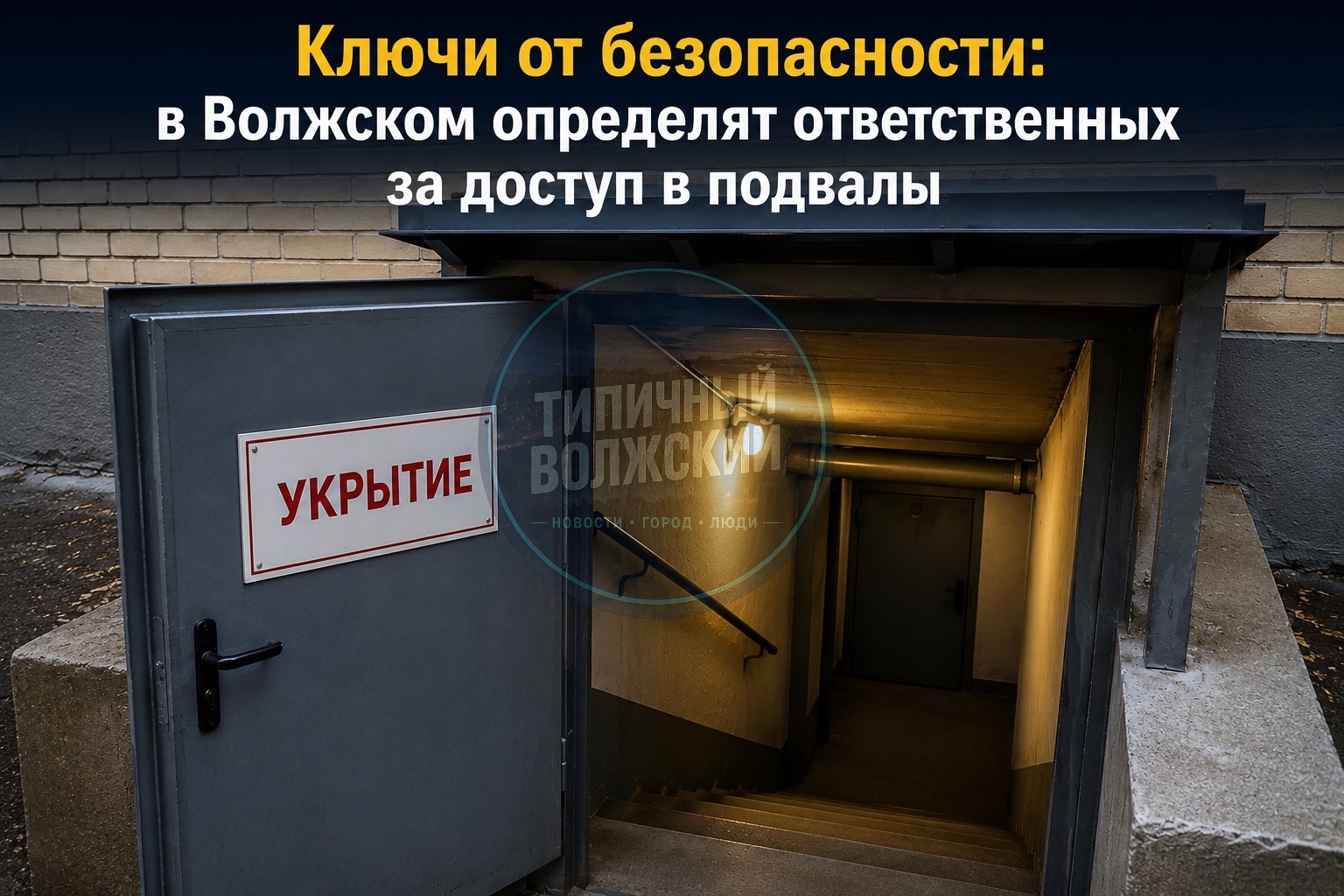 Ключи от безопасности: в Волжском определят ответственных за доступ в подвалы