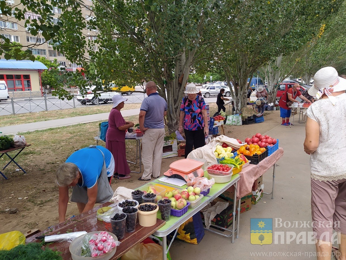 Почему жителям Волжского нельзя покупать продукты на стихийных рынках